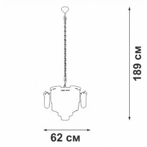 Подвесная люстра Vitaluce V58370 V58370-8/13 в Ревде - revda.mebel24.online | фото 3