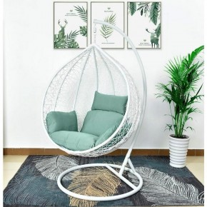 Подвесное кресло AFM-168A-XL White/Green в Ревде - revda.mebel24.online | фото