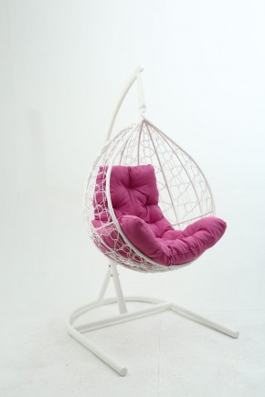 Подвесное кресло Бароло (белый/розовый) в Ревде - revda.mebel24.online | фото