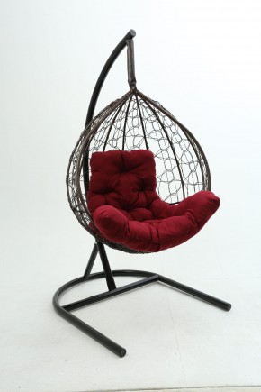 Подвесное кресло Бароло (коричневый/бордо) в Ревде - revda.mebel24.online | фото