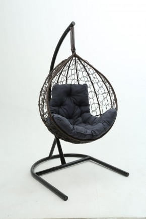 Подвесное кресло Бароло (коричневый/графит) в Ревде - revda.mebel24.online | фото