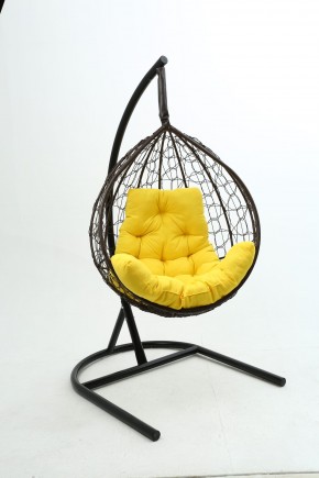 Подвесное кресло Бароло (коричневый/желтый) в Ревде - revda.mebel24.online | фото
