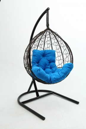 Подвесное кресло Бароло (коричневый/синий) в Ревде - revda.mebel24.online | фото