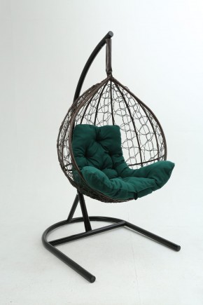 Подвесное кресло Бароло (коричневый/зеленый) в Ревде - revda.mebel24.online | фото