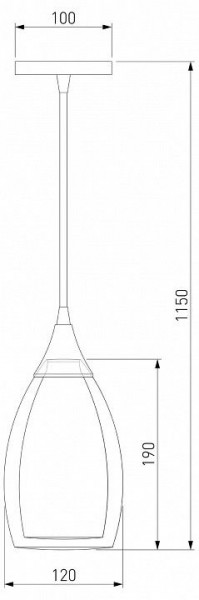 Подвесной светильник Eurosvet Cosmic 50085/1 золото в Ревде - revda.mebel24.online | фото 5