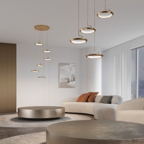 Подвесной светильник Eurosvet Crespella 90034/6 золото в Ревде - revda.mebel24.online | фото 4