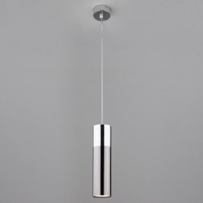 Подвесной светильник Eurosvet Double Topper 50135/1 LED хром/черный жемчуг в Ревде - revda.mebel24.online | фото 3