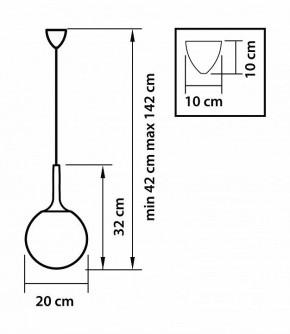Подвесной светильник Lightstar Globo 813022 в Ревде - revda.mebel24.online | фото 3
