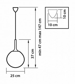 Подвесной светильник Lightstar Globo 813032 в Ревде - revda.mebel24.online | фото 3