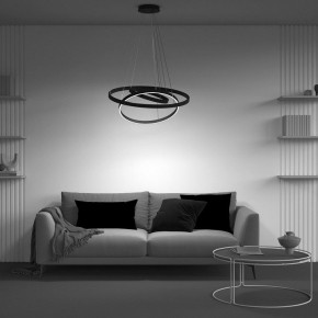 Подвесной светильник Maytoni Halo MOD058PL-L100BK в Ревде - revda.mebel24.online | фото 5
