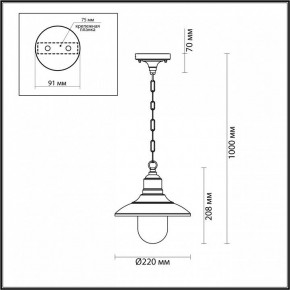 Подвесной светильник Odeon Light Campa 4965/1 в Ревде - revda.mebel24.online | фото 5