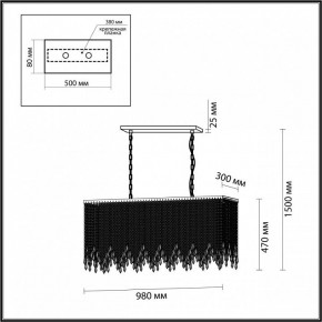 Подвесной светильник Odeon Light Chokka 5028/9A в Ревде - revda.mebel24.online | фото 5