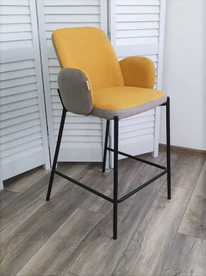 Полубарный стул NYX (H=65cm) VF106 желтый / VF120 серый М-City в Ревде - revda.mebel24.online | фото 2