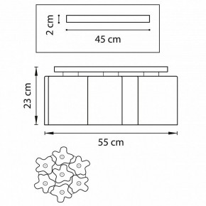Потолочная люстра Lightstar Nubi 802073 в Ревде - revda.mebel24.online | фото 2