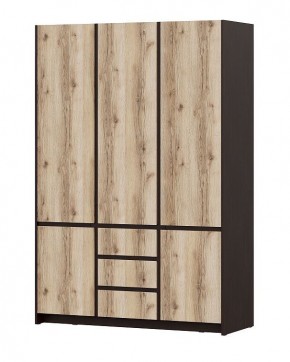 ПРАГА Спальный гарнитур Серия 3 (Дуб Делано/Дуб Венге) в Ревде - revda.mebel24.online | фото 4
