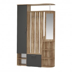 Прихожая Агата ПР-03 (дуб каньон/графит) в Ревде - revda.mebel24.online | фото