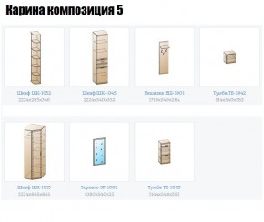 Прихожая Карина (модульная) в Ревде - revda.mebel24.online | фото 2