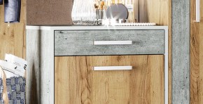 Прихожая Кензо (крафт/бетон) вешалка+шкаф в Ревде - revda.mebel24.online | фото 5