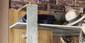 Прихожая Кензо (крафт/бетон) вешалка+шкаф в Ревде - revda.mebel24.online | фото 6