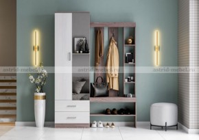 КРИТ-3 Прихожая (Анкор темный/Анкор белый) в Ревде - revda.mebel24.online | фото