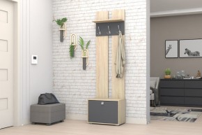 Прихожая Монако-2 (Дуб Сонома/Графит) в Ревде - revda.mebel24.online | фото 2