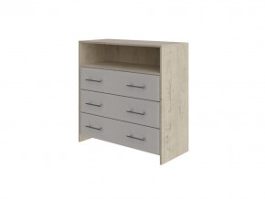 PROxSON Комод Varna (ЛДСП+ткань Бунратти/Savana Milk (молочный)) 90x40 в Ревде - revda.mebel24.online | фото