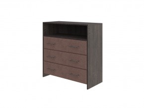 PROxSON Комод Varna (ЛДСП+ткань Дуб Кантербери/Tesla Брауни) 90x40 в Ревде - revda.mebel24.online | фото