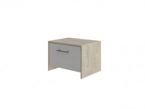PROxSON Тумба Varna (ЛДСП+ткань Бунратти/Savana Milk (молочный)) 51x40 в Ревде - revda.mebel24.online | фото