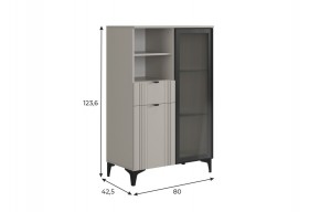 РИЧ Комод 2 со стеклом в Ревде - revda.mebel24.online | фото 2