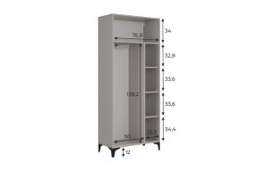 РИЧ Шкаф двухдверный в Ревде - revda.mebel24.online | фото 3