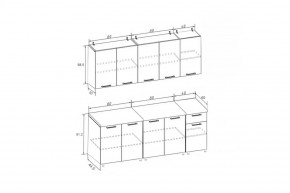 РИО-1 ЛДСП Кухонный гарнитур 2,0 м в Ревде - revda.mebel24.online | фото 12