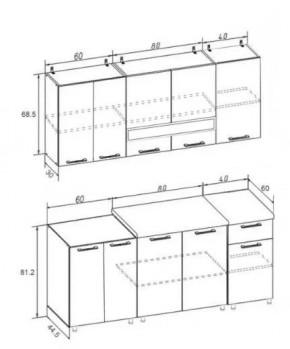 РИО-2 ЛДСП Кухонный гарнитур 1,8 м в Ревде - revda.mebel24.online | фото 7