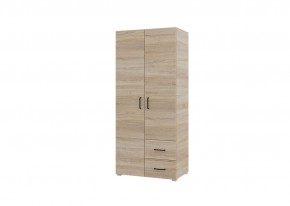 Шкаф 2-х створчатый с ящиками VICTOR (Сонома) в Ревде - revda.mebel24.online | фото