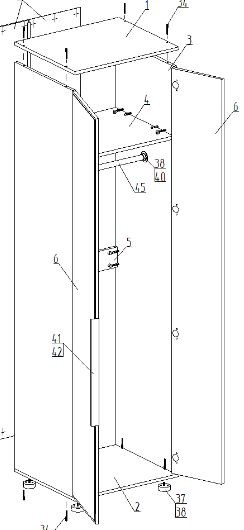 Шкаф 2-ств. для одежды "Лео" в Ревде - revda.mebel24.online | фото 2