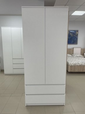 Шкаф 2-ств. с 2 ящиками "Бьянко" в Ревде - revda.mebel24.online | фото 3