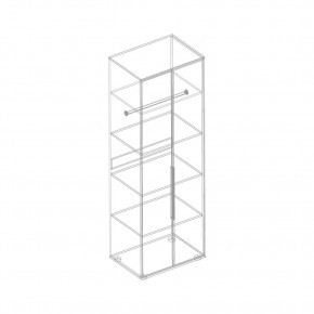 Шкаф 2-ств. с полками "Лео" 700 в Ревде - revda.mebel24.online | фото 2