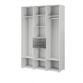 Шкаф 3-хств. Теана ясень анкор светлый/МДФ мрамор дарк в Ревде - revda.mebel24.online | фото 2