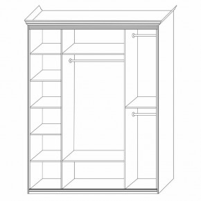 Шкаф 4-х дверный (корпус) Неаполь в Ревде - revda.mebel24.online | фото 3