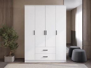 Шкаф 4-х створчатый Титан (белый) в Ревде - revda.mebel24.online | фото