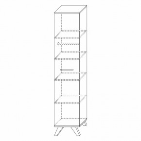 Шкаф 400 Вега Скандинавия в Ревде - revda.mebel24.online | фото 3