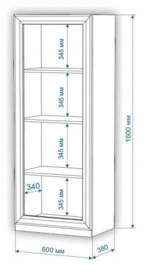 Шкаф для белья Нобиле ВтН-ФГД в Ревде - revda.mebel24.online | фото 2