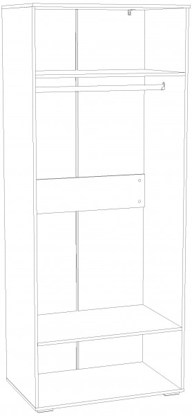 Шкаф для одежды НМ 041.42 "Банни" (Макарун) в Ревде - revda.mebel24.online | фото 3