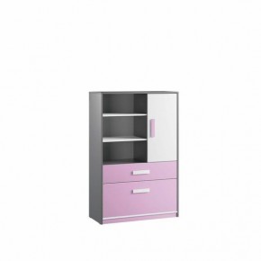 Шкаф книжный Кэнди КШ-2 Лаванда в Ревде - revda.mebel24.online | фото