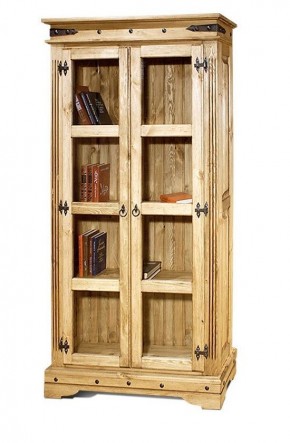 Шкаф книжный "Викинг 03" массив в Ревде - revda.mebel24.online | фото