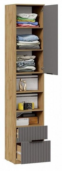 Шкаф комбинированный Хилтон Исп. 2 в Ревде - revda.mebel24.online | фото 5