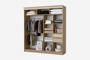 Шкаф-купе Бабочка 2.0 серия Альянс (дуб сонома) в Ревде - revda.mebel24.online | фото 2