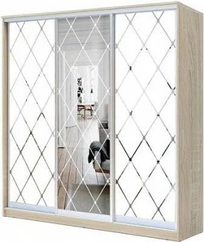 Шкаф-купе ХИТ 22-18-666 РОМБ БОЛЬШОЙ МАТОВЫЙ в Ревде - revda.mebel24.online | фото