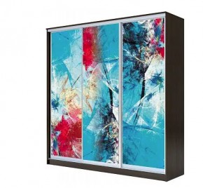 Шкаф-купе ХИТ 22-4-20-777 АБСТРАКЦИЯ №3 в Ревде - revda.mebel24.online | фото