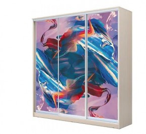 Шкаф-купе ХИТ 22-4-20-777 АБСТРАКЦИЯ №4 в Ревде - revda.mebel24.online | фото
