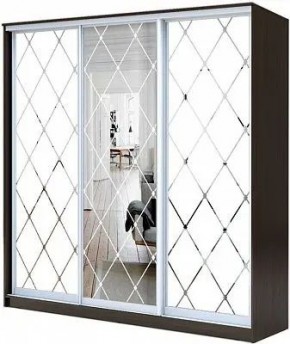 Шкаф-купе ХИТ 23-4-20-666 РОМБ БОЛЬШОЙ МАТОВЫЙ в Ревде - revda.mebel24.online | фото
